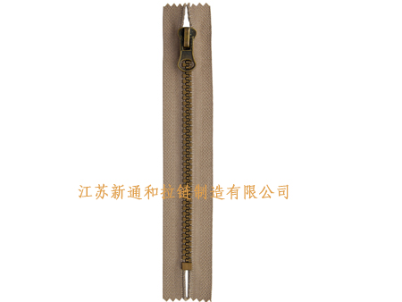 5#树脂古铜齿闭口工字码