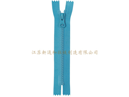 5#树脂配色半圆片闭口工字码